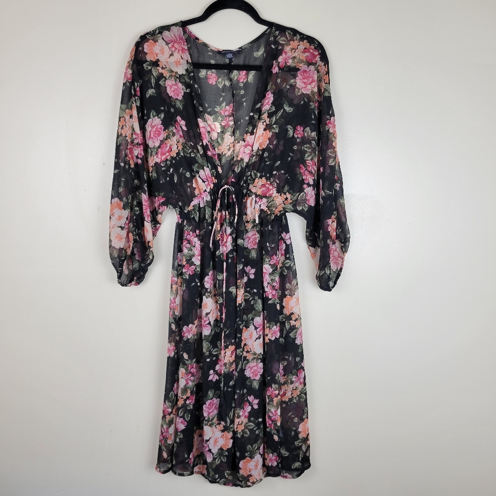 American Eagle Tunic Long Sleeve Duster